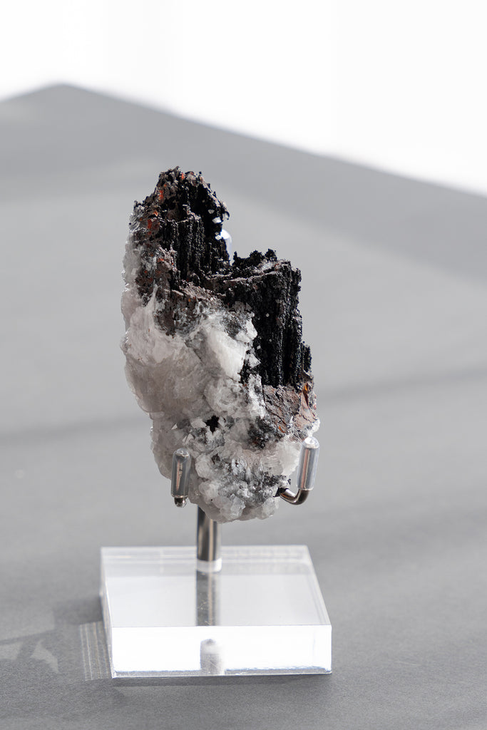 Goethite with Calcite specimen