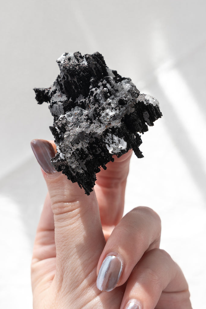 Goethite with Calcite specimen